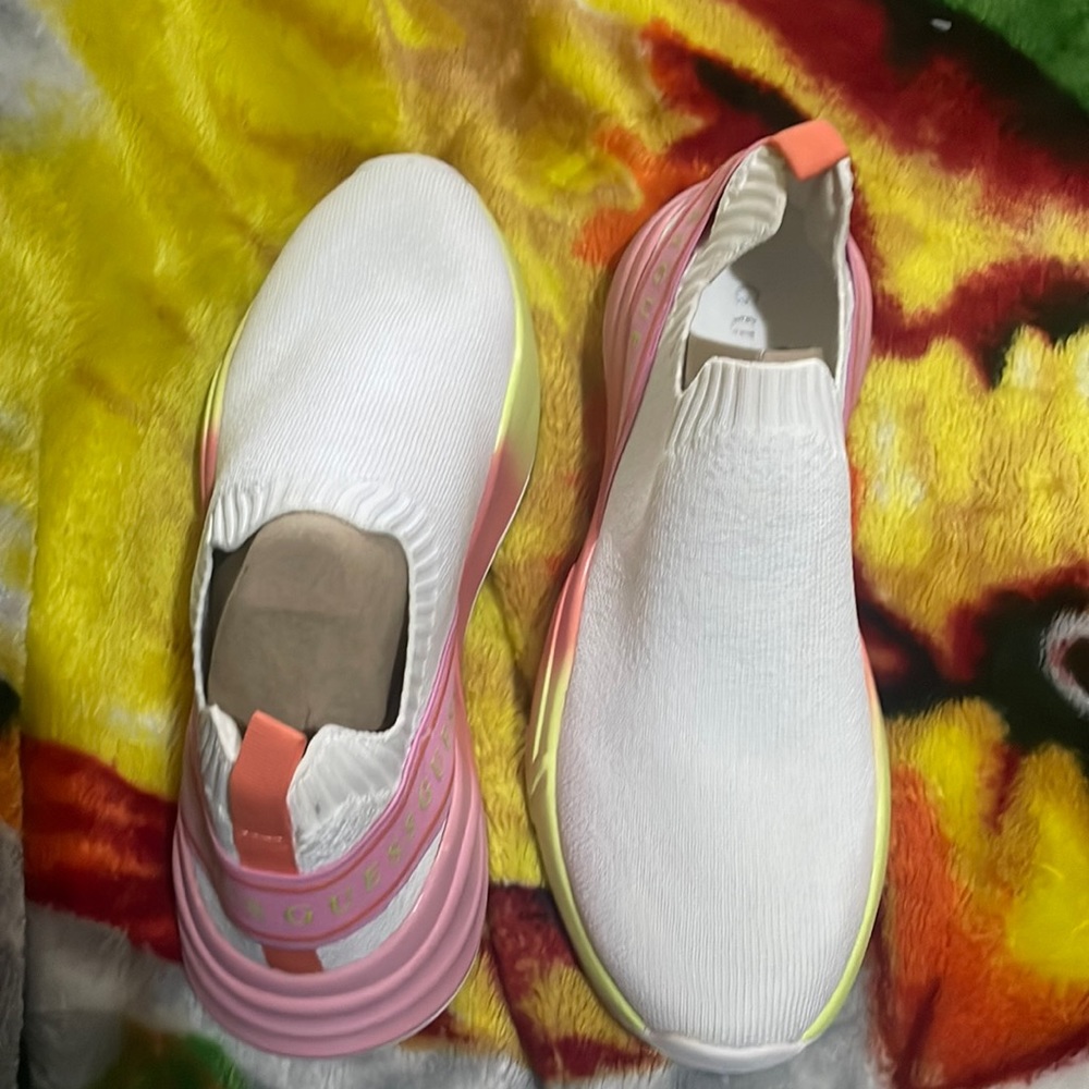 Woman’s sneakers size 11M . Colorful and comfortable.